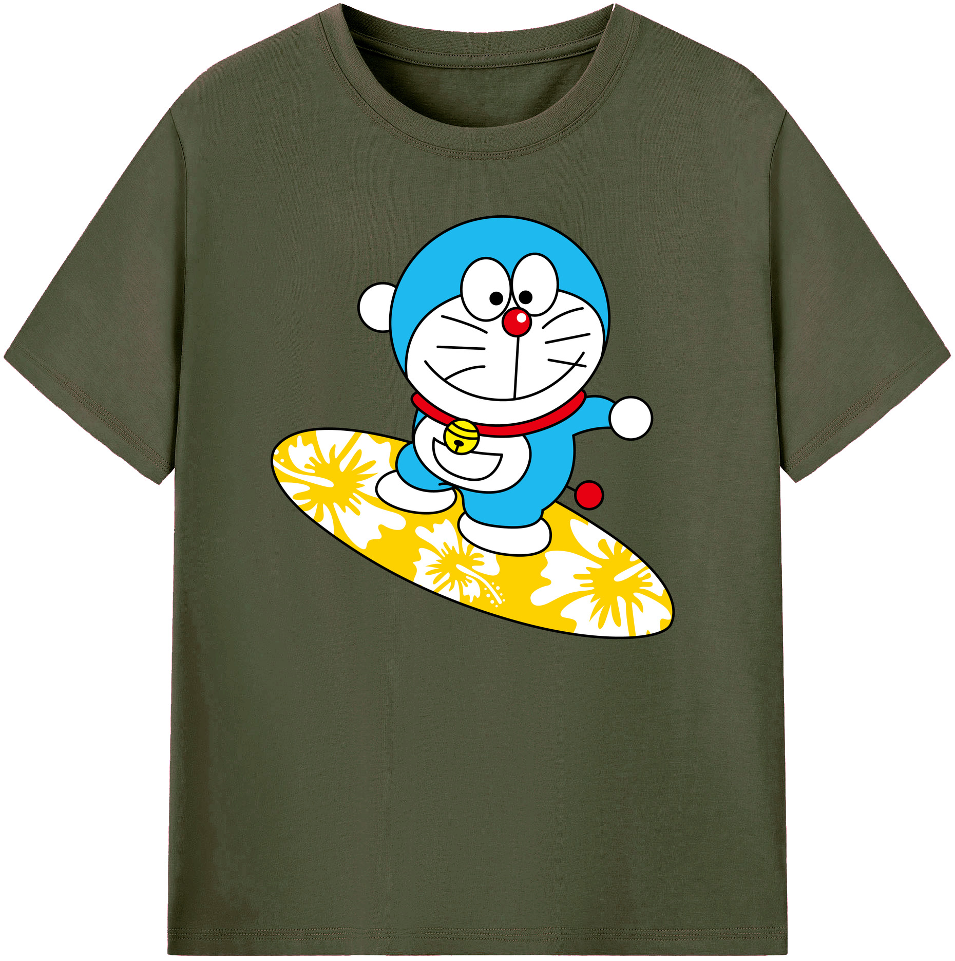 （画像用） ドラえもん Doraemon 綿100％ メンズ半袖Tシャツ｜肌触りやわらか＆通気性